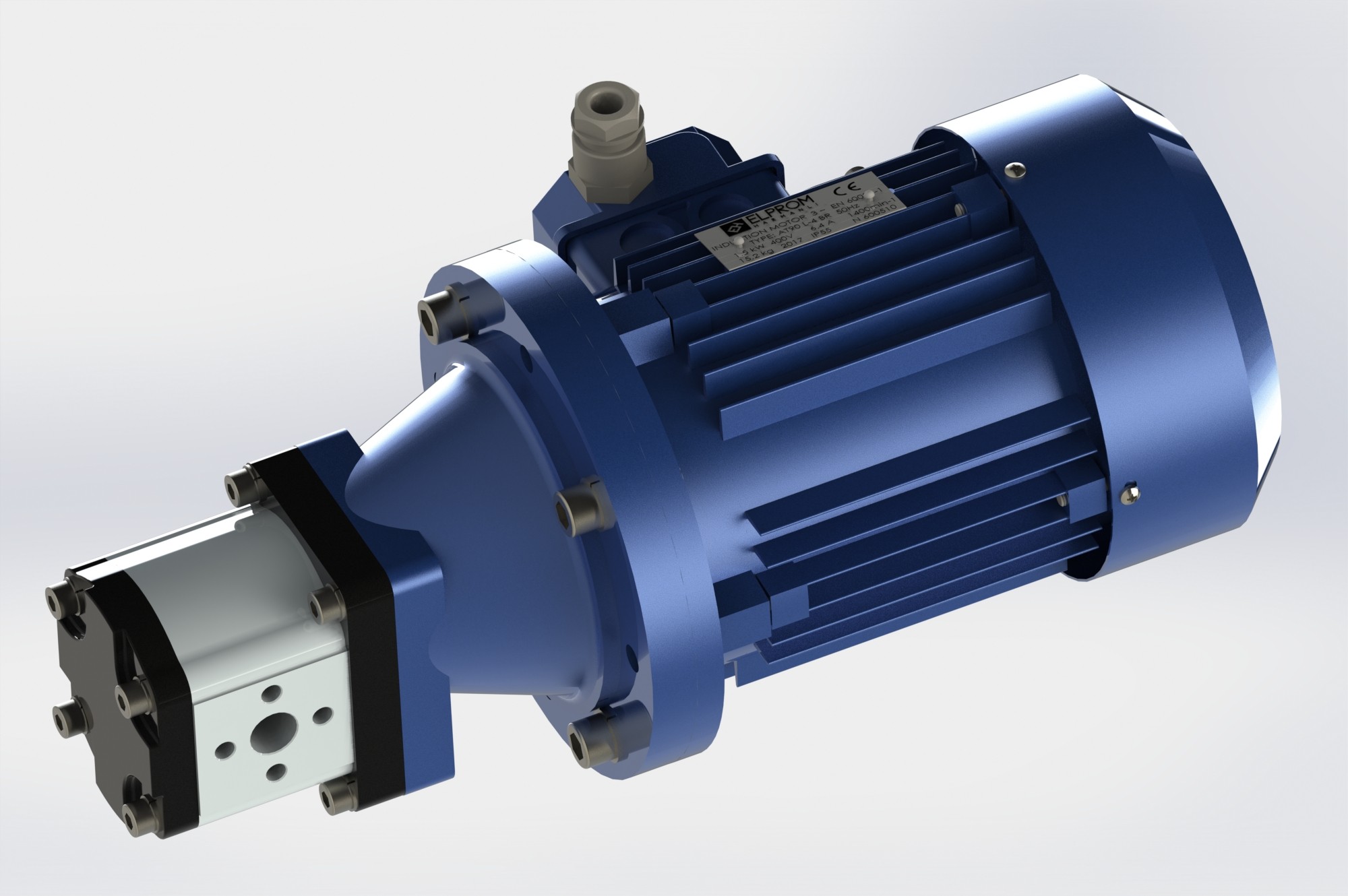 GEHÄUSEMOTOREN FÜR HYDRAULISCHEN AGREGATEN