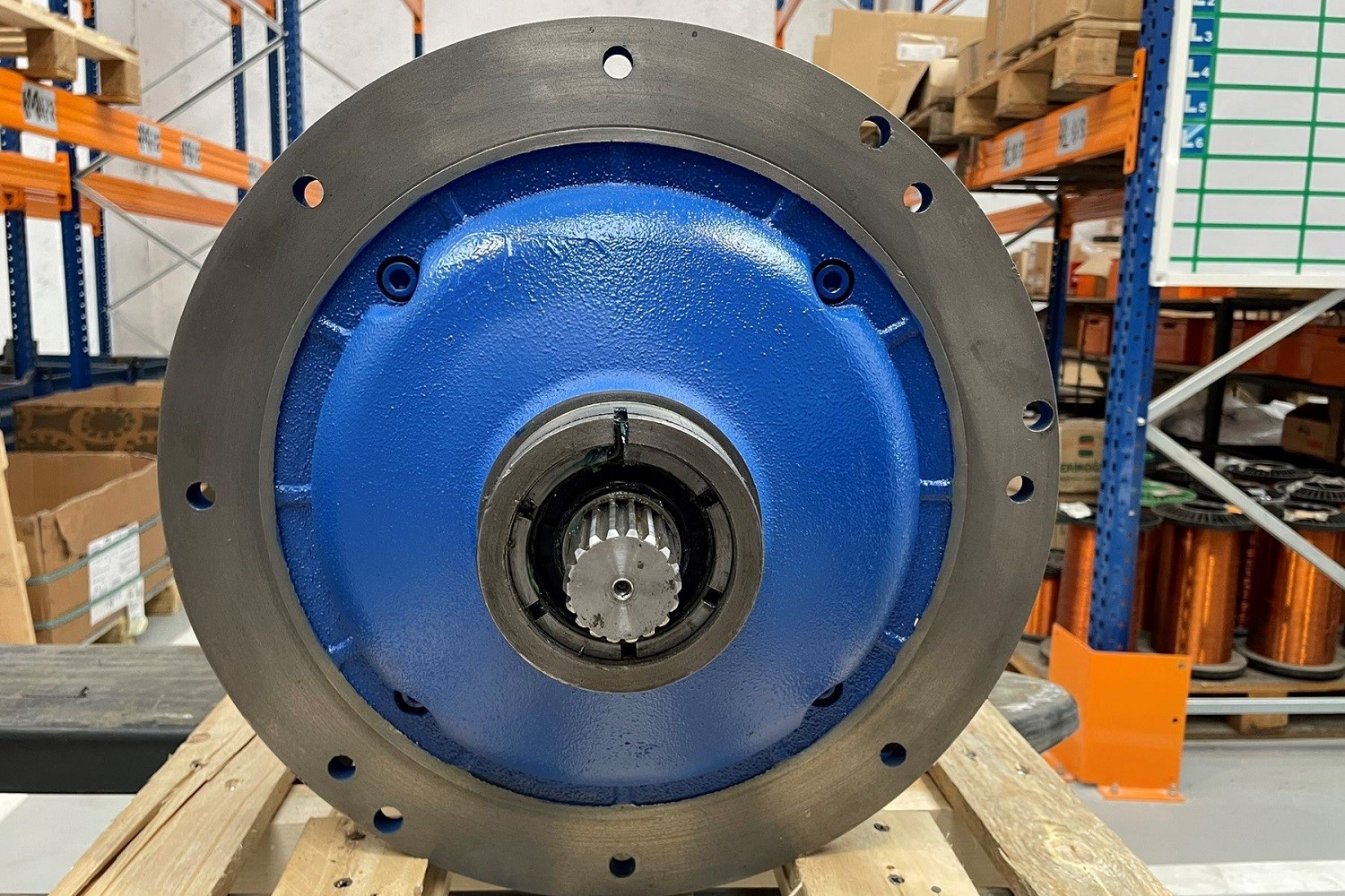 New 6-pole conical motor for hoists with 5-ton load capacity