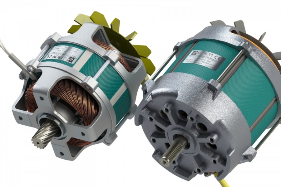 Frameless electric motors