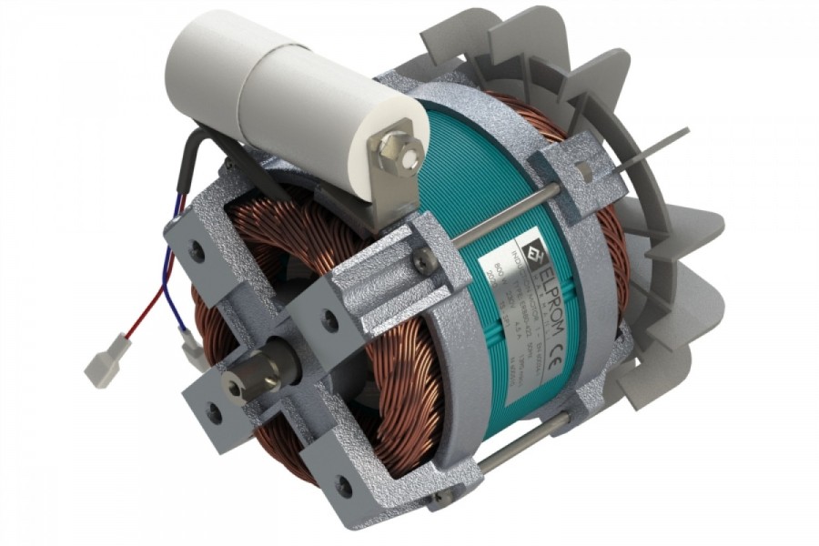 Single-phase and three-phase motors for concrete mixers
